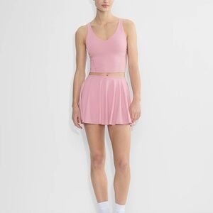 TNA Golden BUTTER TENNIS MICRO CIRCLE SKIRT xs
